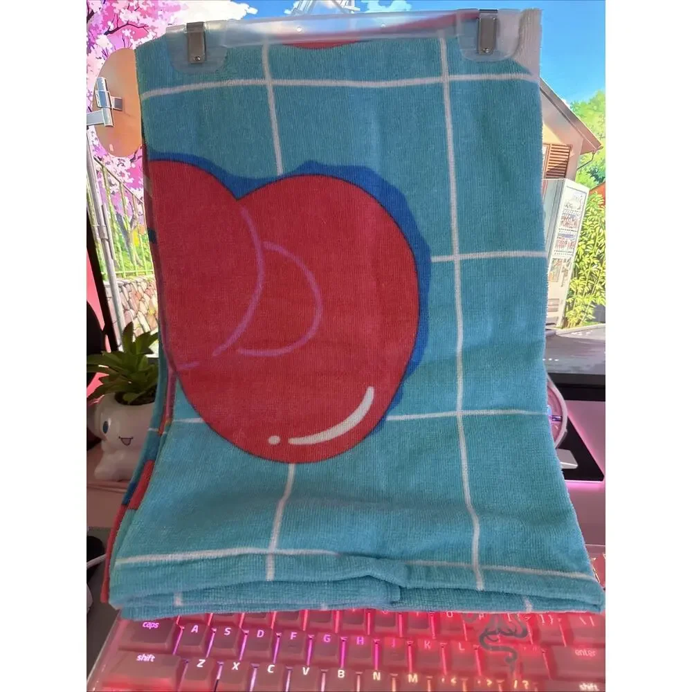 Hello Kitty Beach Towel Blue Rainbow Donut Watermelon Pool Float 2025 Sanrio